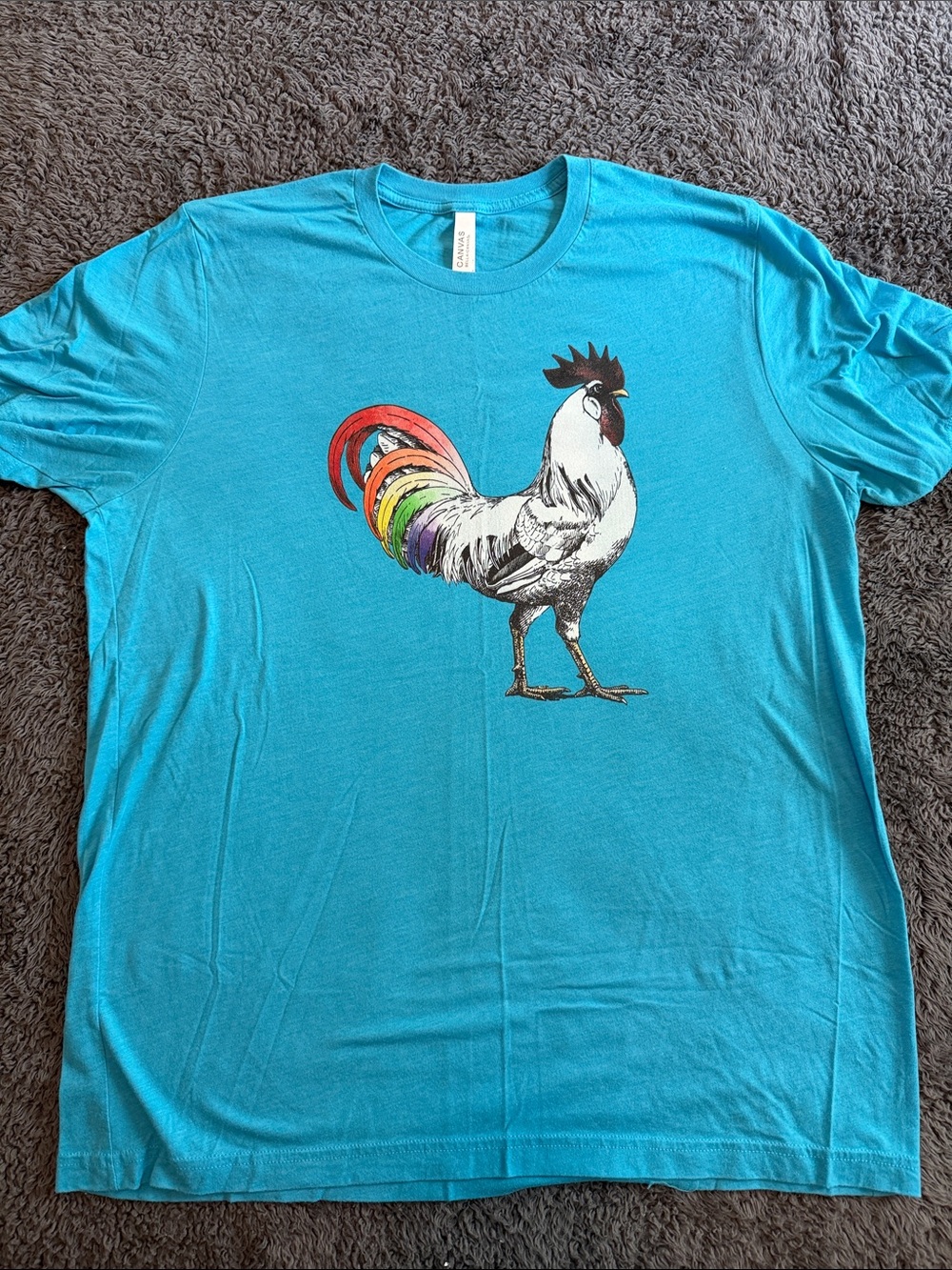 Bella Canvas Bright Turquoise Tee